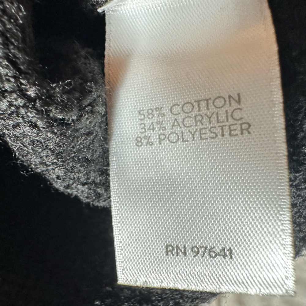 J. Jill Black Cowl Neck Sweater